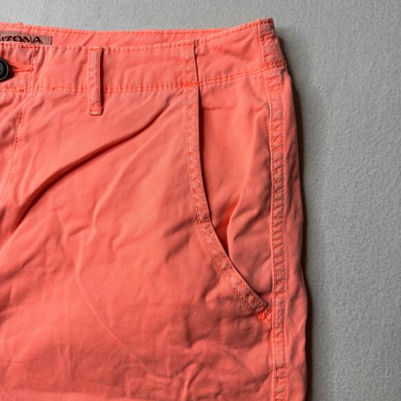 Arizona Jean Co. Mens Neon Orange Chino Shorts‎ Size 36 - Picture 2 of 9